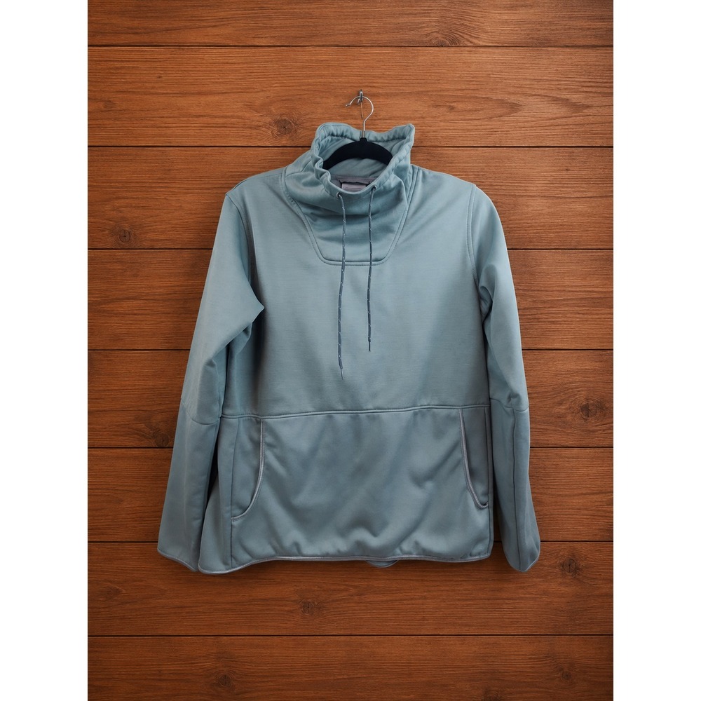 Womens Large Seafoam Green Water Resistant Funnel Neck Pullover Columbia - Picture 1 of 9